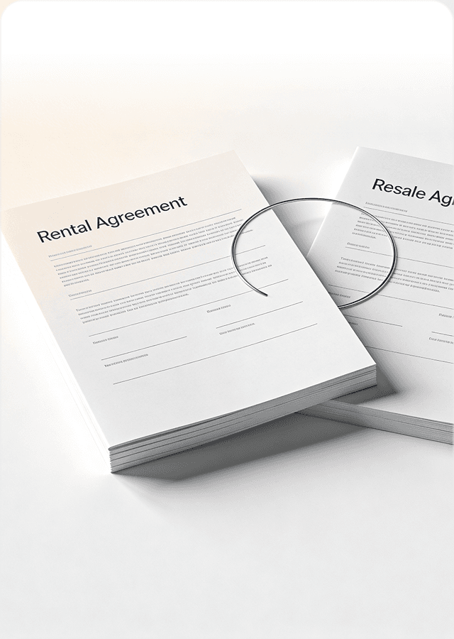 Rental & Resale Desk